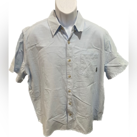 Eddie Bauer Shirt Sleeve Button Down Men’s‎ Size XL Light Blue - Picture 1 of 4